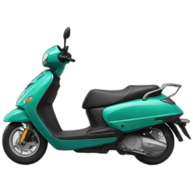 Jul sur un scooter emoji
