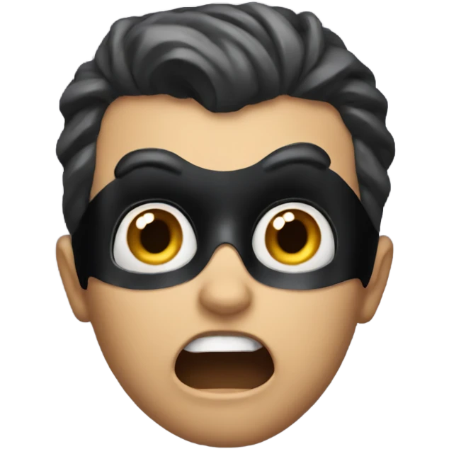 Batman is shocked emoji