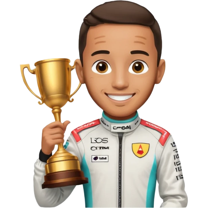make me a emoji of lewis hamilton of his 7th win iconic pic emoji