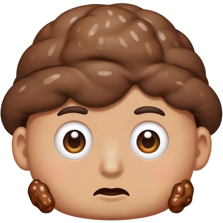 Poop on head emoji