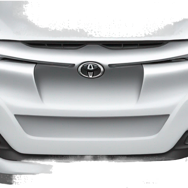 white toyota hilux front hood emoji