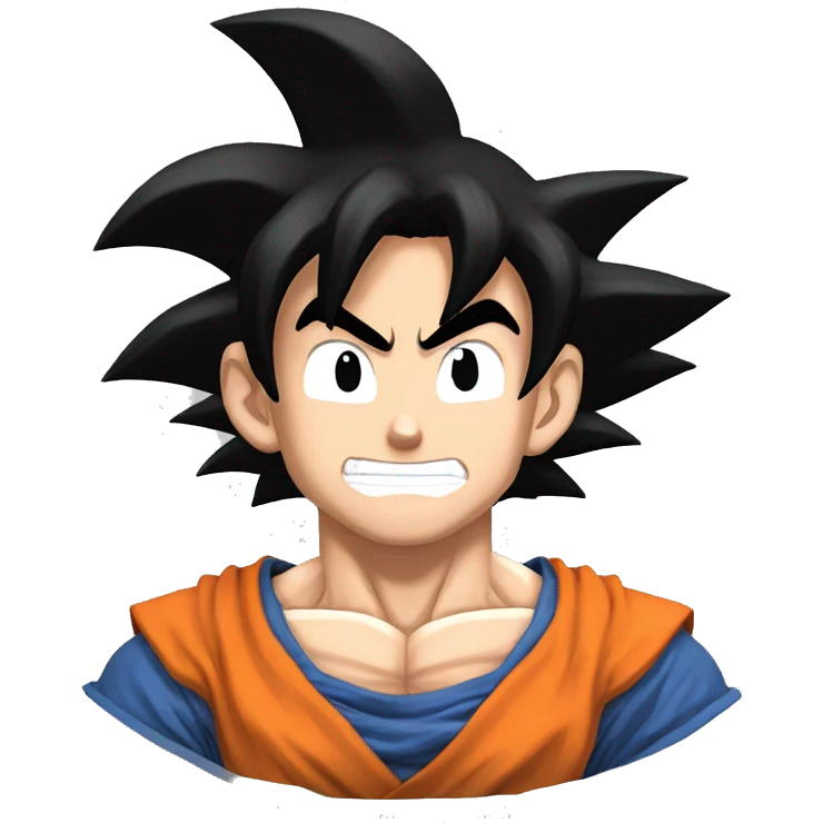 Goku enojado  emoji