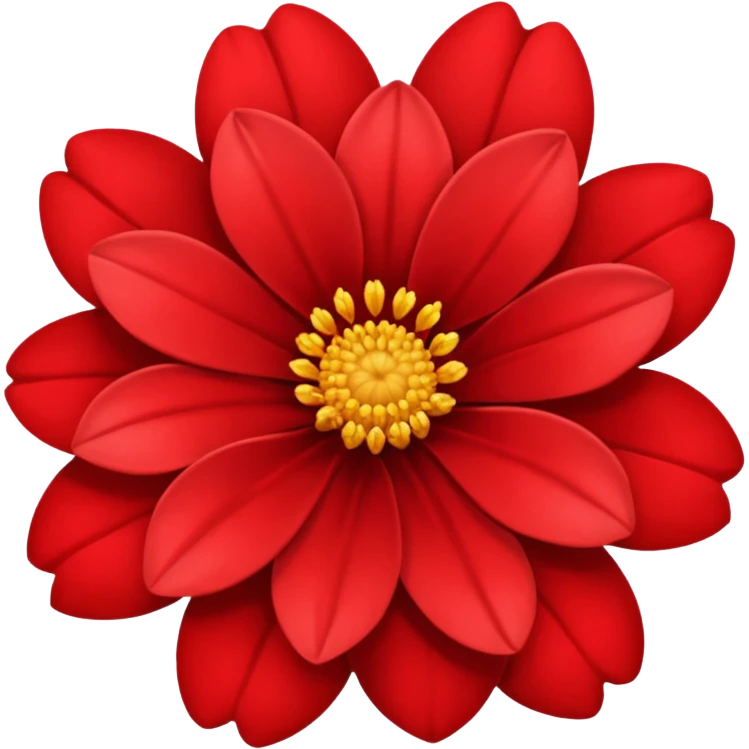 Flower red emoji