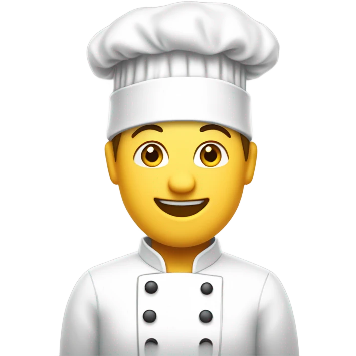chef's uniform emoji
