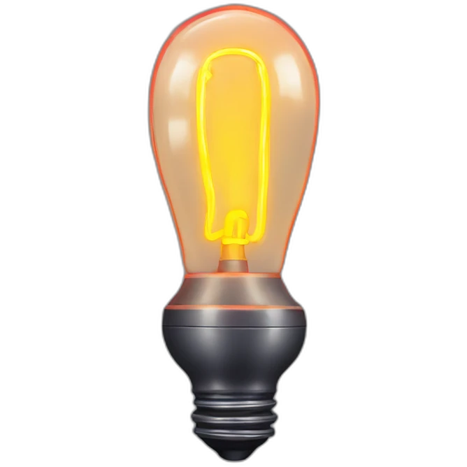 Neon lamp emoji