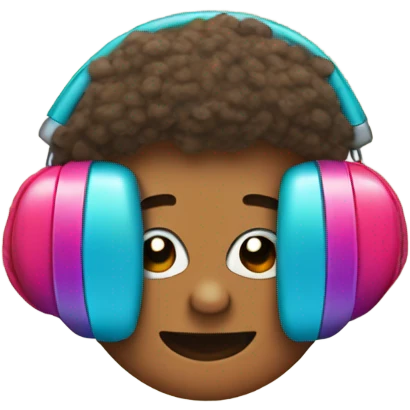 A butt with earmuffs on  emoji