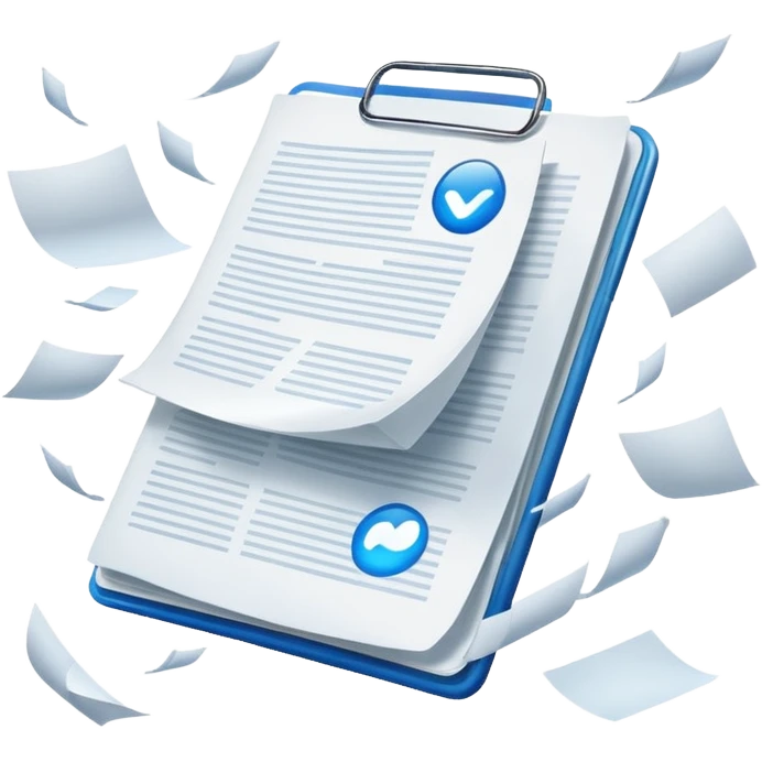 documents in the air emoji