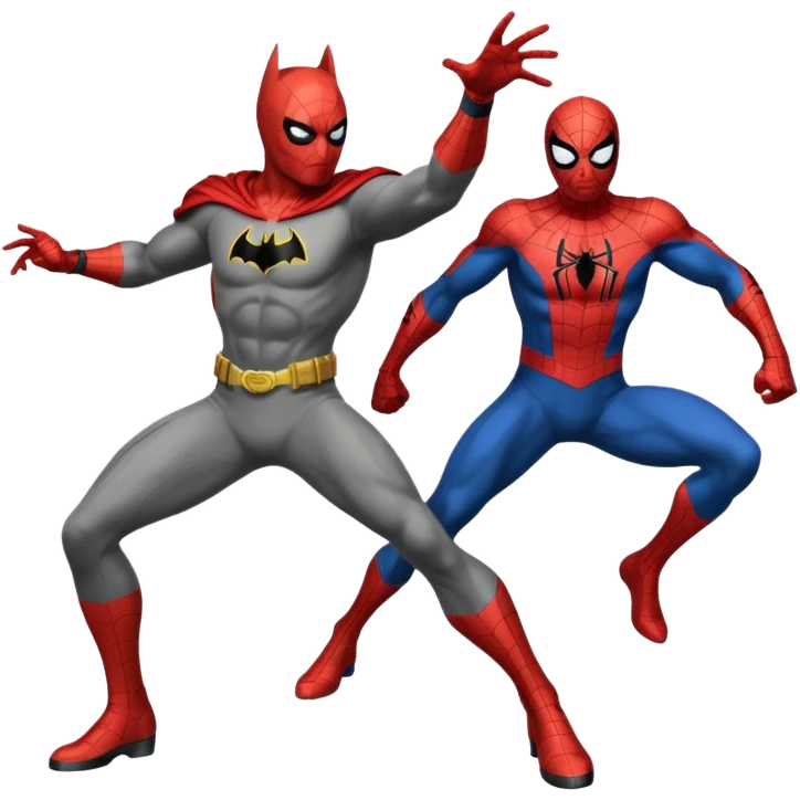 ازدواج بتمن و اسپایدرمن emoji