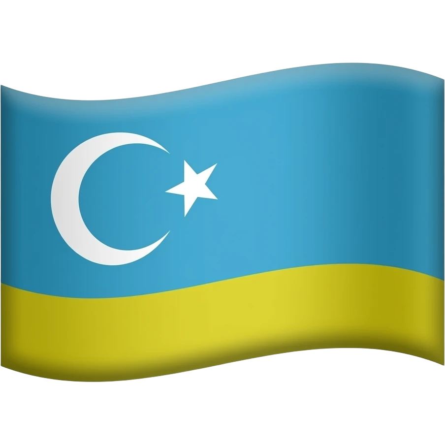 Флаг крымских татар emoji