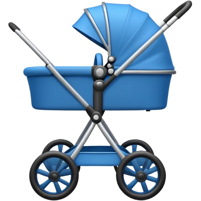 blue stroller emoji
