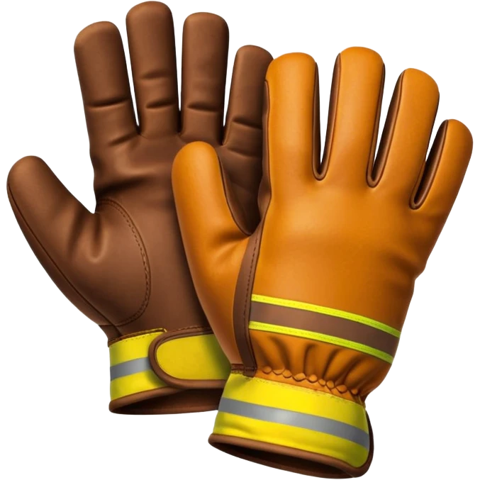 construction gloves 5 fingers emoji