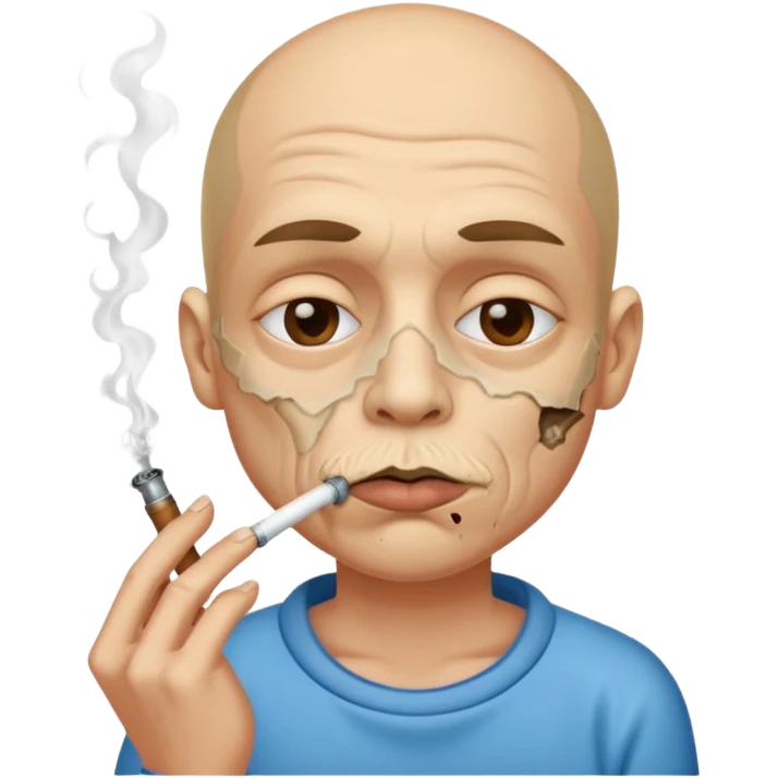 Emoji smoking meth pipe emoji