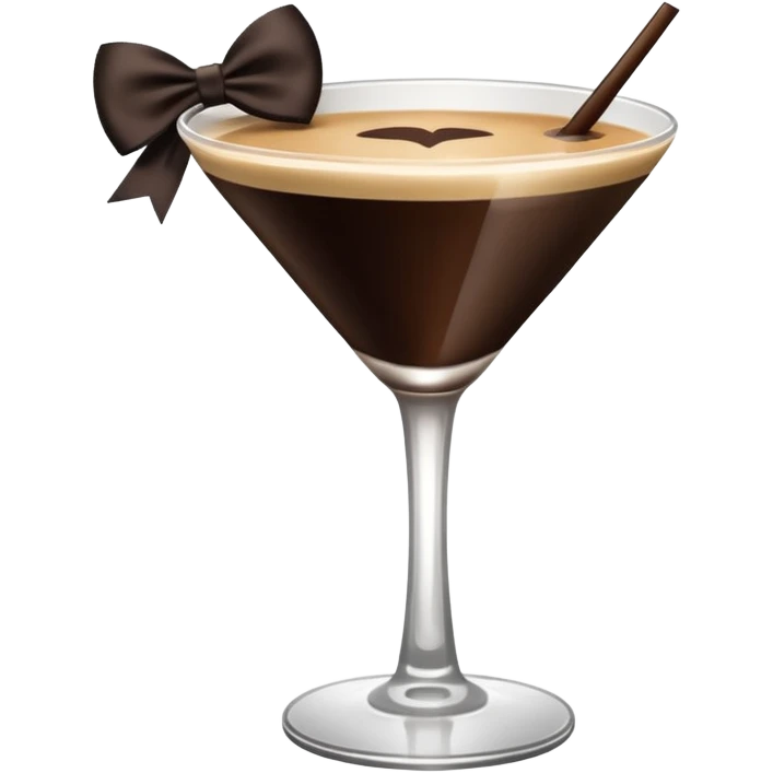 espresso martini big Black Bow  emoji
