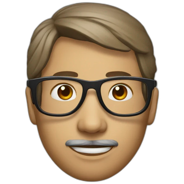 cacahuètes avec des lunettes emoji