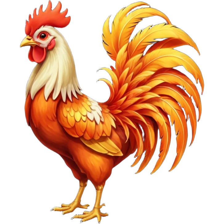 огненый петух emoji