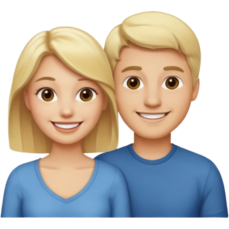 phone wallpaper with blonde couple as wallpaper emoji