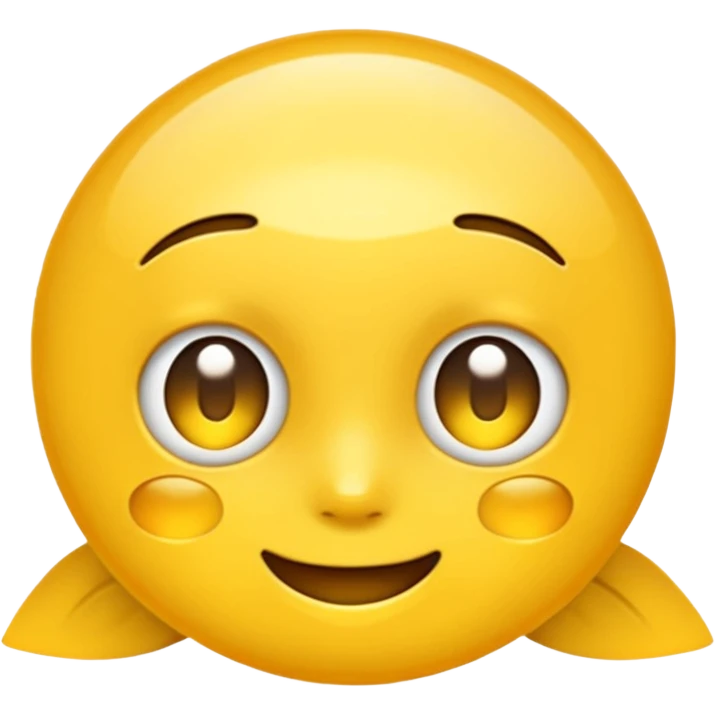 yellow shiny skin emoji