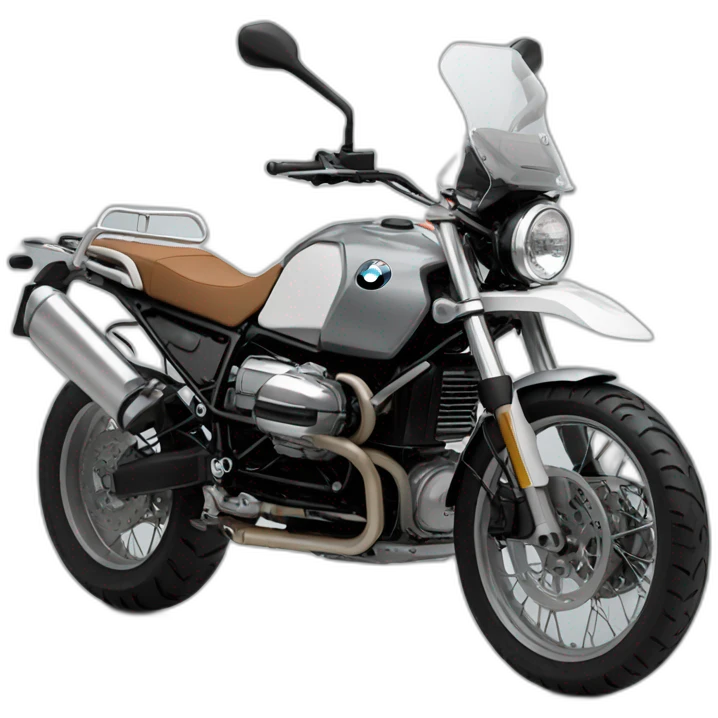 Motorcycle BMW scrambler emoji