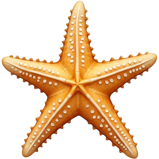 all white dried star fish emoji