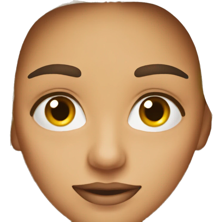 Waxed eyebrows emoji