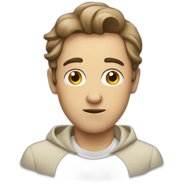 thinking man emoji