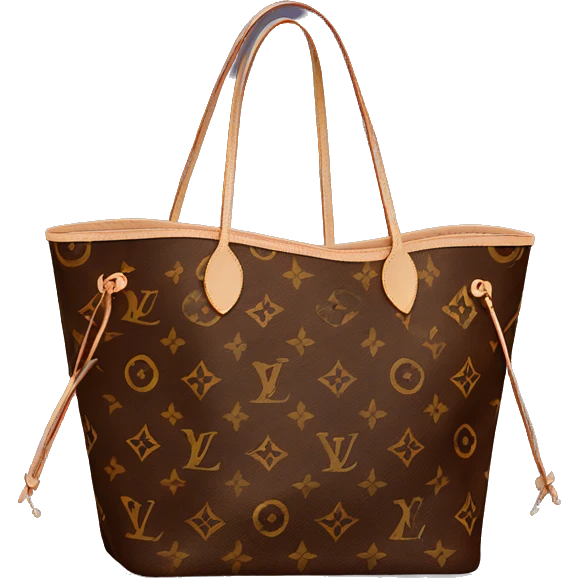 Luis Vuitton neverfull tote bag  emoji