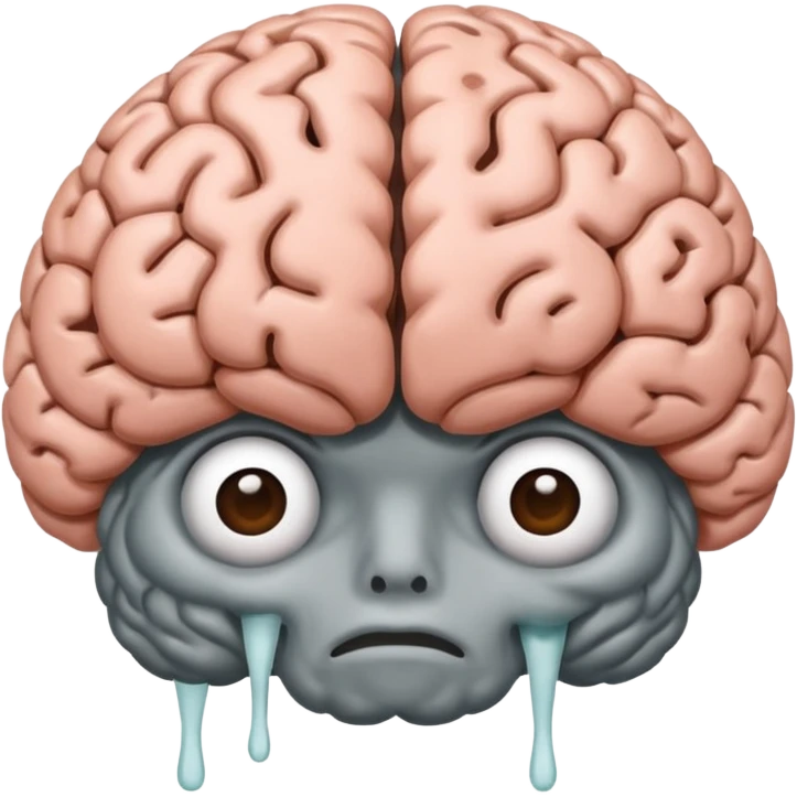 sick brain emoji