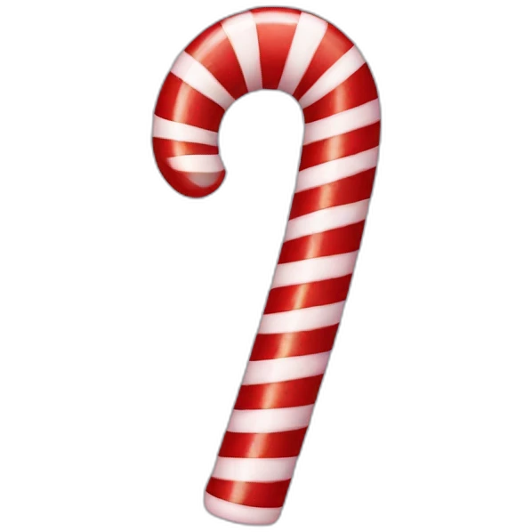 Christmas candy cane emoji