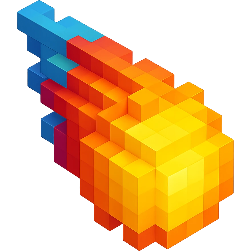 светящиеся комета, no background emoji