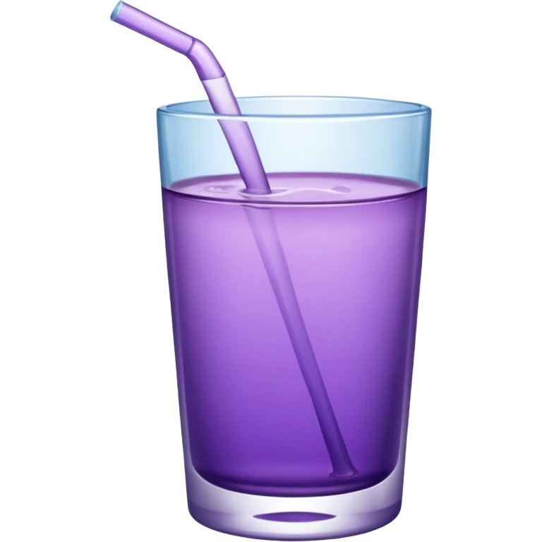 glass of purple water emoji