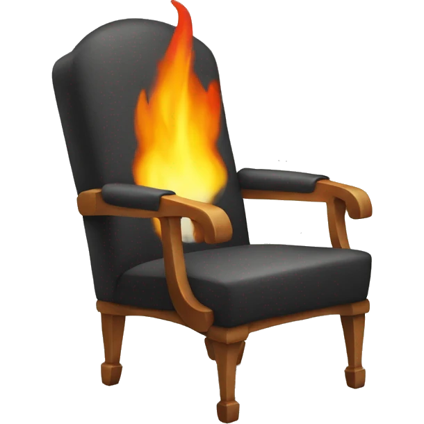 chair on fire emoji