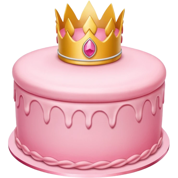 Princess peach cake emoji