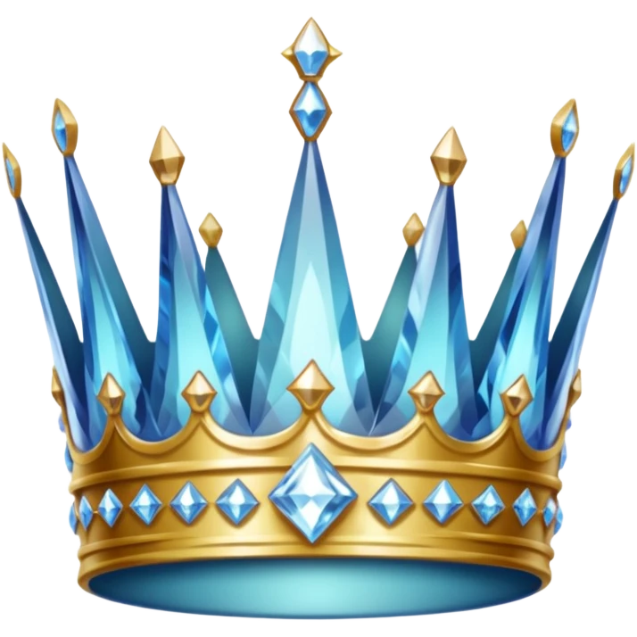 men's crystal crown emoji