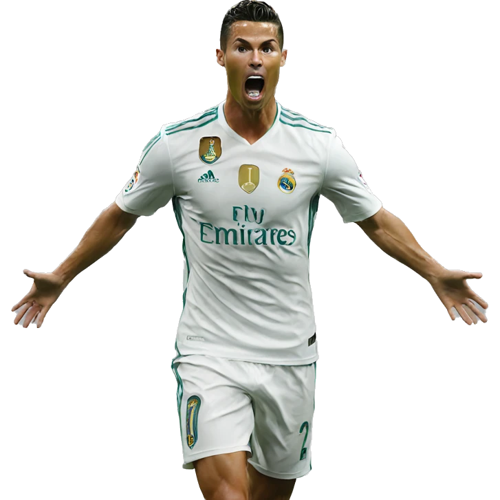 Suprised Cristiano Ronaldo emoji