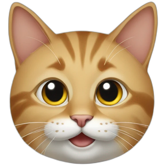 Cat over pkanr emoji