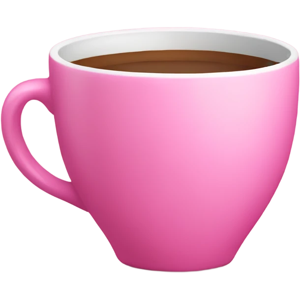 Pink cup emoji
