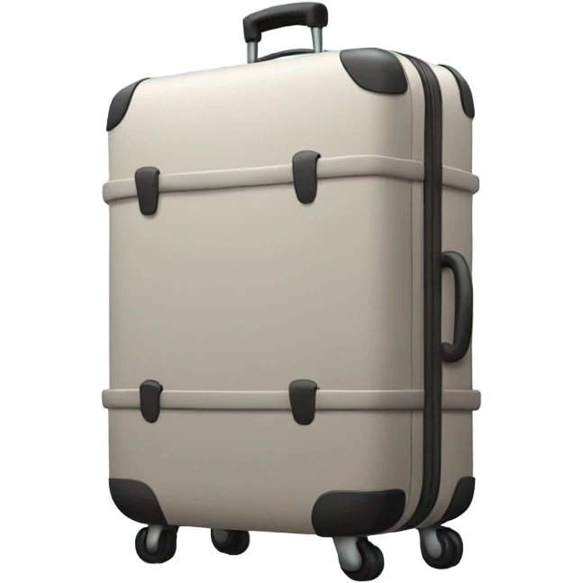 minimal rolling suitcase emoji