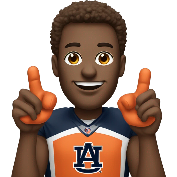Auburn University sports fan emoji