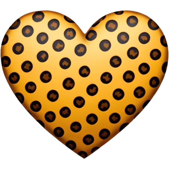 Cuore leopardato  emoji
