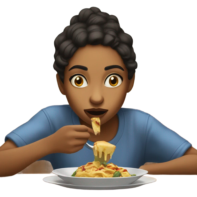 karlyana eating emoji