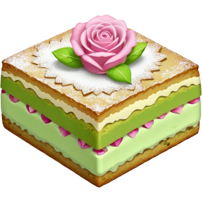 Rose petals pistachio blondie emoji