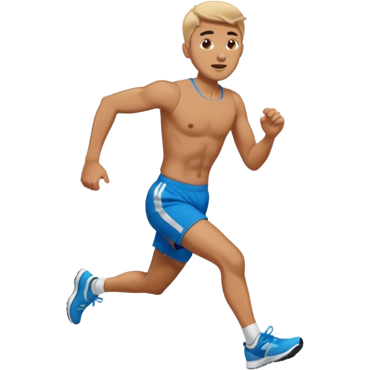 man runs emoji