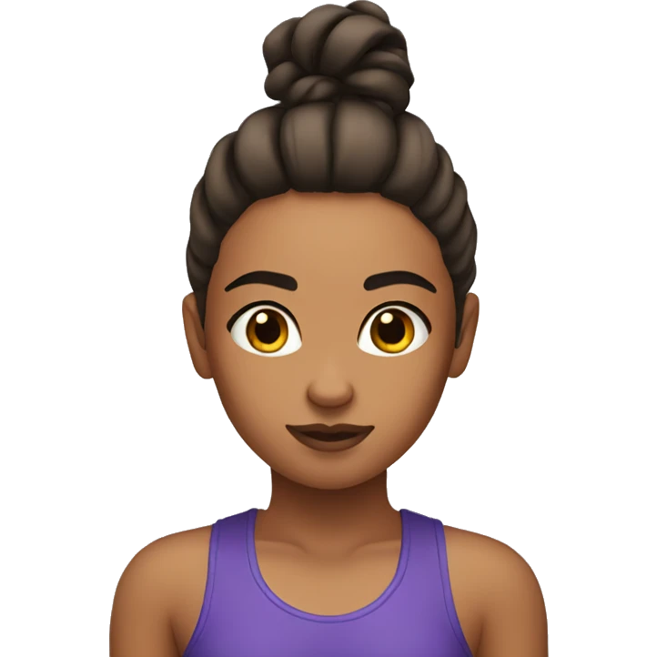 gym brow hair girl emoji