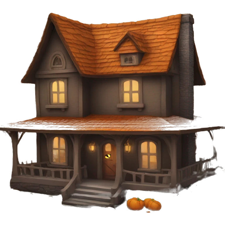 house on helloween emoji