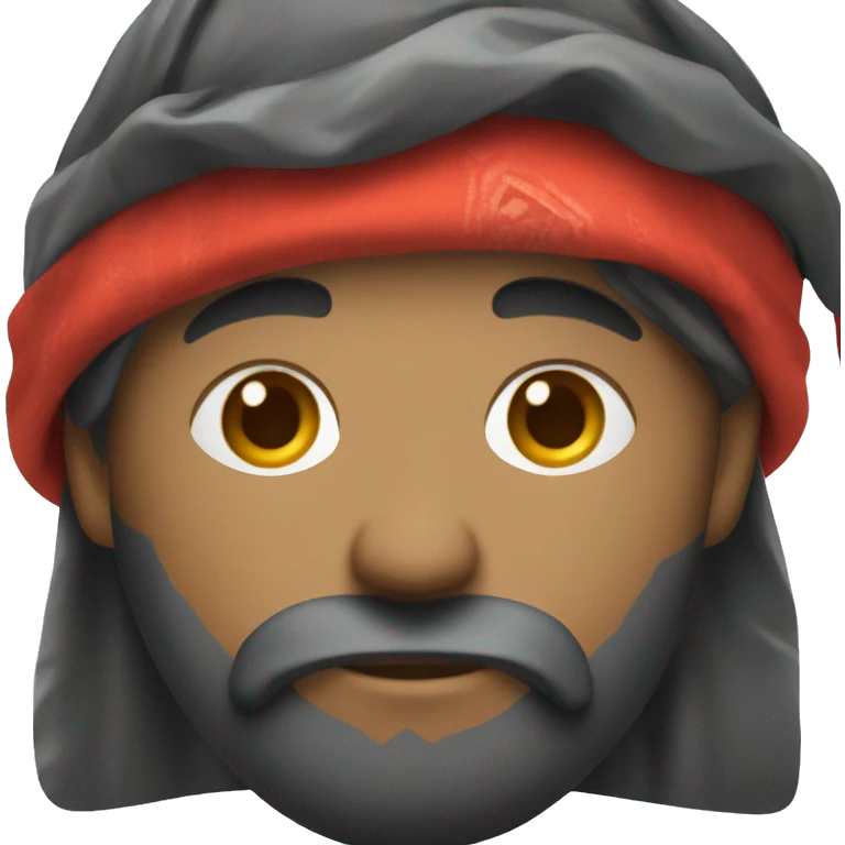 red bandana miner emoji