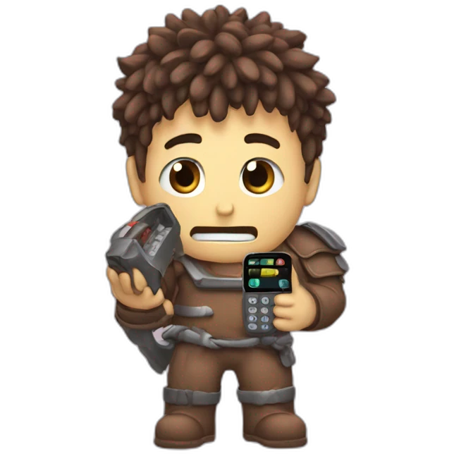 guts-with-a-phone emoji