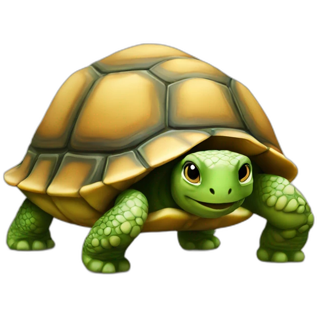 Chat sur tortue emoji