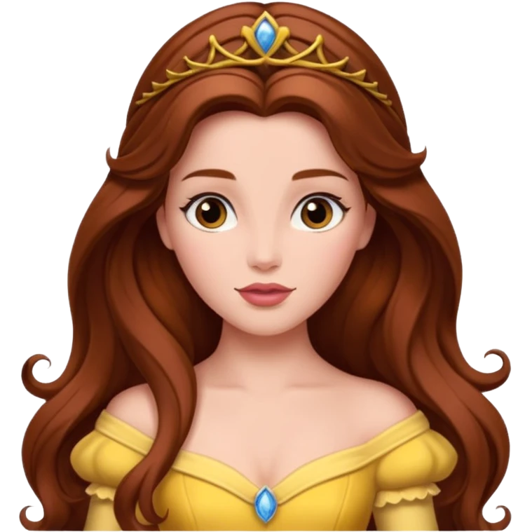 princess belle rose emoji