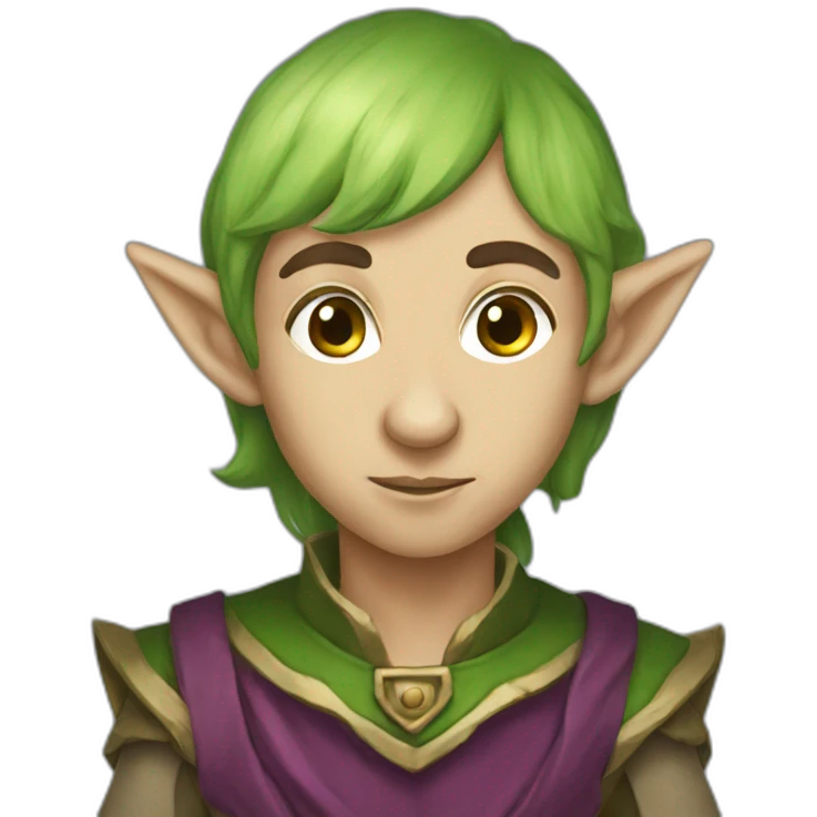 Dungeons and dragons elf emoji