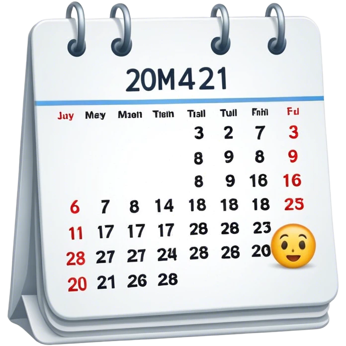 calendar emoji
